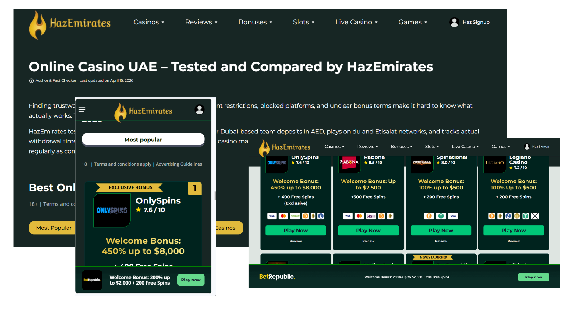 Portfolio website design project